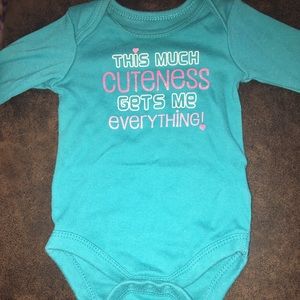 Long sleeve onesie